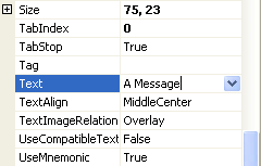 ویژگیهای کنترلها در سی شارپ